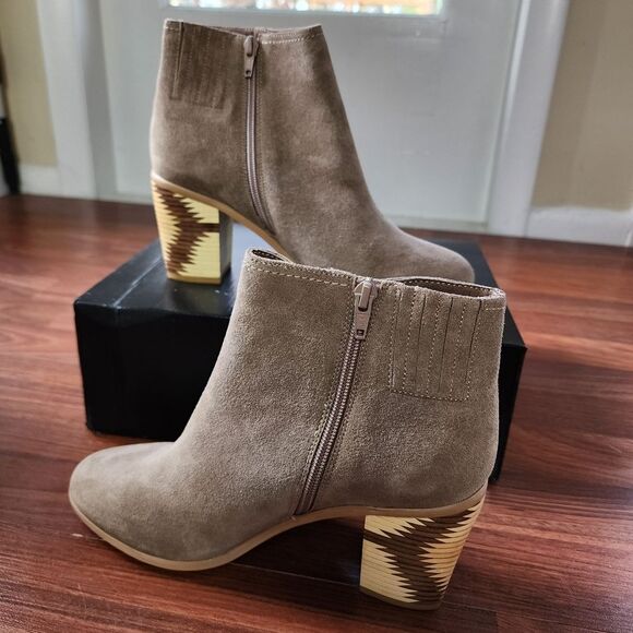 New Seychelles Tan Grand Finale Leather Ankle Boot 8.5 - Picture 6 of 11